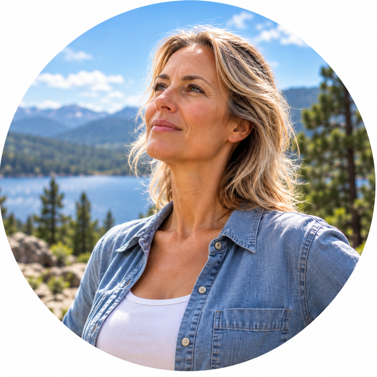 Woman outdoors featured in SodaTide user reviews